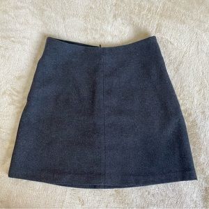 SOLD Aritzia Wilfred Classic A-Line Wool Essonne Mini Skirt
charcoal gray